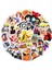 50 Adet Tarzı Anime Naruto Çıkartmaları Su Geçirmez Gitar Valiz Dizüstü Bisiklet Kaykay Motosiklet Çizgi Film Grafiti Sticker Çocuk Oyuncak (Yurt Dışından) 2