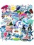 10 ADET-HT294 Tarzı Deniz Kaplumbağası Vsco Mavi Laptop Buzdolabı Telefon Kaykay Valiz Etiketi Grafiti Sticker F5 - Plaj Stickerları Surf Yazlığı (Yurt Dışından) 2