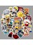 AZ025-50 Adet Tarzı Çeşitli Anime Sticker'lar: Demon Slayer, Naruto, Attack On Titan, Dragon Ball, Rited Away Sticker'lar, Sevimli Sticker Paketi (Yurt Dışından) 5