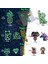 15 Sevimli Kelime Stili Yamıow Karanlıkta Parlayan Neon Işıklı Unicorn Sevimli Kedi Sticker'ı Yatak Odası Valiz Laptop Şişe Gitar Oyuncağa Yapışkanlık (Yurt Dışından) 5