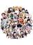 C-50 Adet Tarzı Çeşitli Anime Stickerları Demon Slayer Full Time Hunter Tokyo Avengers Dragon Ball Naruto Stickerları Sevimli Sticker Paketi (Yurt Dışından) 3