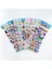 Kelebek Tarzı 12 Sayfa Paket 3D Çizgi Film Stickerları Defter Yapışkanı Su Geçirmez Balon Pvc Kendin Yap Oyuncaklar Sevimli Prenses Araba Kız Erkek Çocuklar Hediye (Yurt Dışından) 1