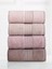 4lü Havlu Seti Rainbow Pudra 50X85CM 4
