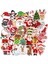 Sevimli Renkli Yılbaşı Stickerı Noel Baba Kar Küresi Noel Ağacı Laptop Kaykay Ince Yeni Yıl Hediye Stickerı (Yurt Dışından) 1