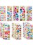 8 Yaprak Harf Stili Yeni Eetslot Çizgi Stickerlar 3D Çizgi Prenses Rastgele Kabarık Stickerlar Çocuk Doğum Günü Hediyeleri Için Erkek Kız Dıy Stickerlar (Yurt Dışından) 2