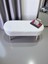 Eksen Teddy Kumaş Puf, Geniş Oturumlu Bench, Modern Ayak Ucu Pufu, Yumuşak Oturma & Sehpa, 90 x 35CM 2