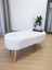 Eksen Teddy Kumaş Puf, Geniş Oturumlu Bench, Modern Ayak Ucu Pufu, Yumuşak Oturma & Sehpa, 90 x 35CM 4