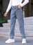 Erkek Baggy Fit Casual Denim Kot Pantolon 2