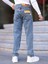 Erkek Baggy Fit Casual Denim Kot Pantolon 3