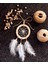 Doğal Ahşap El Yapımı Araba Süsü Rüya Kapanı | Düş Kapanı | Dikiz Ayna Süsü | Dreamcatcher | 9 cm 5