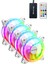 RV400 4in1 Kumandalı Beyaz 12CM Rgb Fan Seti Fan Kontrolör Dahil 120MM 4lü Kasa Fan 1