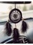 Siyah El Yapımı Araba Süsü Rüya Kapanı | Düş Kapanı | Dikiz Ayna Süsü | Dreamcatcher | 9 cm 1