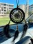 Siyah El Yapımı Araba Süsü Rüya Kapanı | Düş Kapanı | Dikiz Ayna Süsü | Dreamcatcher | 9 cm 4