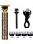 Vintage Görünümlü Güçlü 4 Farklı Başlıklı USB Şarjlı Manuel Tıraş Makinası (5024) 1