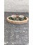 Boncuklu Oval Ahşap Dekoratif Tepsi El Yapımı (35 x 17 cm ) 2