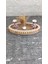 Boncuklu Oval Ahşap Dekoratif Tepsi El Yapımı (35 x 17 cm ) 4