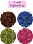 Kesme Cam Boncuk 2mm - 4 Renk - Toplam 80 Gram - Bnc445 1