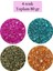 Kesme Cam Boncuk 2mm - 4 Renk - Toplam 80 Gram - Bnc438 1