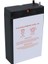 Yh-41.8 4 Volt - 1.8 Amper Akü (50X76X22 Mm) 2