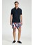 Saf Keten Lacivert Polo Yaka T-Shirt 2