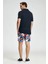 Saf Keten Lacivert Polo Yaka T-Shirt 4