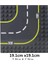 7.51IN * 7.51IN Büyük Parçacıklar Nokta Şehir Yol Sokak Taban Plakası Düz Eğri Yapı Taşları Tuğla Taban Tabağı Çocuk Oyuncak: Büyük Eğri Taban (Yurt Dışından) 1