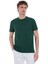 Yeşil Regular Fit 100% Pamuk Bisiklet Yaka Tişört 1
