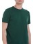 Yeşil Regular Fit 100% Pamuk Bisiklet Yaka Tişört 4