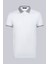 Beyaz Regular Fit 100% Pamuklu Polo Yaka Tişört 1