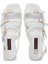 Beyaz Hakiki Deri Kadın Sandalet - K24Y1SN67292-A26 10