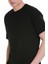 Siyah Regular Fit 100% Pamuk Bisiklet Yaka Oversize Tişört 4