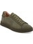 Yeşil Hakiki Nubuk Deri Erkek Sneaker - E24I1AY56907-G98 1