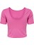 15234992 Genis Yaka Bayan Body - Pembe 2