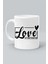 Her Gün Tüm Gün Sevgi Love All Day Every Day Tasarım Baskılı Beyaz Kupa Bardak 1