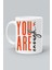 You Are Enough Sen Yeterlisin Tasarım Baskılı Beyaz Klasik Kupa Bardak 1