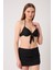Kadın Dolgulu Takım Etekli Siyah Bikini 4