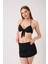Kadın Dolgulu Takım Etekli Siyah Bikini 5