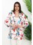Gnd Kadın Renkli Desenli Oversize Blazer Ceket 1