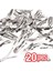 50PCS Gümüş Metal Bb Saç Klipleri Kızlar Y2K Punk Damla Şekilli Saç Tokası Saç Kekleri Ettes Sevimli Headdress Diy Saç Takı Yapım Renk: Şerit (Yurt Dışından) 1