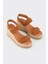Taba Deri Kadın Espadril 2