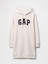 Kadın Bej Vintage Soft Gap Logo Sweatshirt Elbise 2