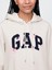 Kadın Bej Vintage Soft Gap Logo Sweatshirt Elbise 3