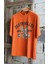 Death Valley Oversize Unisex Turuncu Tişört 4