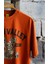 Death Valley Oversize Unisex Turuncu Tişört 5