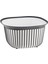 Linea Kare Çizgi Desenli Kase 4 Lt ROYALEKS-BNM-3712 1