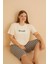 50503-772 Kadın Yazlık Büyük Beden Kapri Pijama Takımı 1