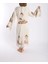 Bornoz ,Plaj Kıyafeti,Kimono , Kaftan ,Sabahlık Kahverengi Buda Desen Baskılı 9