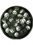 90 Adet 10 mm Polimer Kil Fimo Boncuk Takı Bileklik + 5 Metre Lastikli Misina Hediye - Yin Yang 3