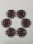 Çiçek Kabartmalı Bardak Altlığı (6 Adet)|8*8 CM|BA4006 2