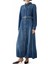 Şık Denim Maxi Elbise 5